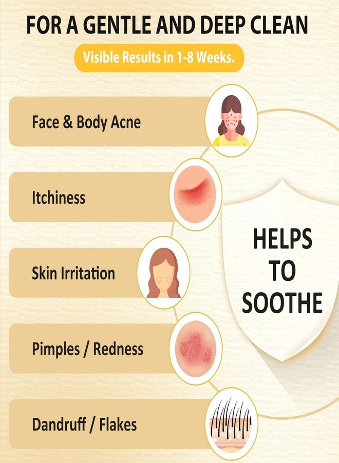 Bee & Flower Sulfur Soap Liquid Shampoo & Body Wash - Daily Head to Toe Skin Care Product for Men and Women - 10.8 Fl Oz - Pack of 2 - Image 5